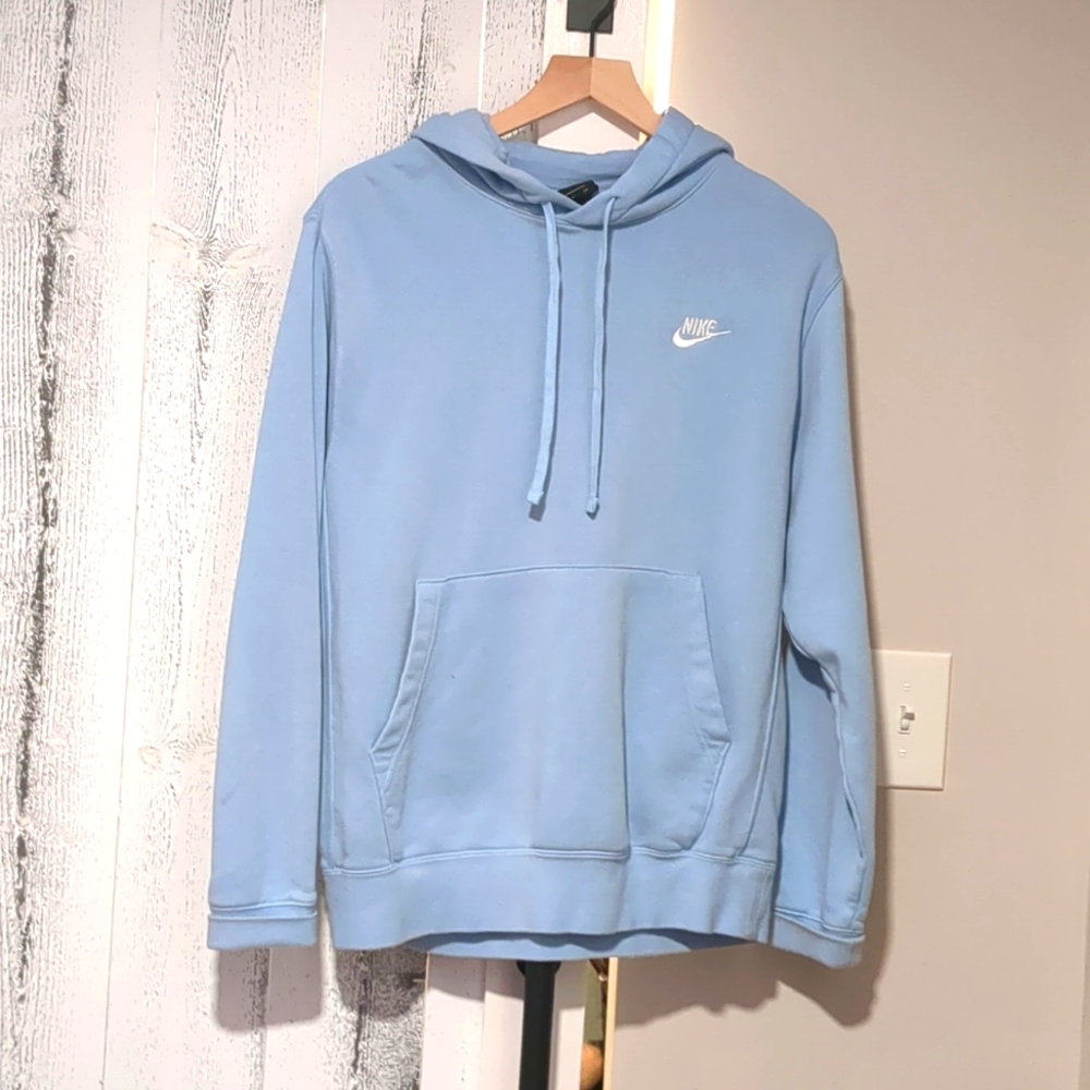 Baby blue Nike hoodie